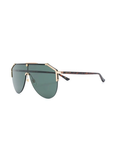 GUCCI tinted aviator-frame sunglasses outlook