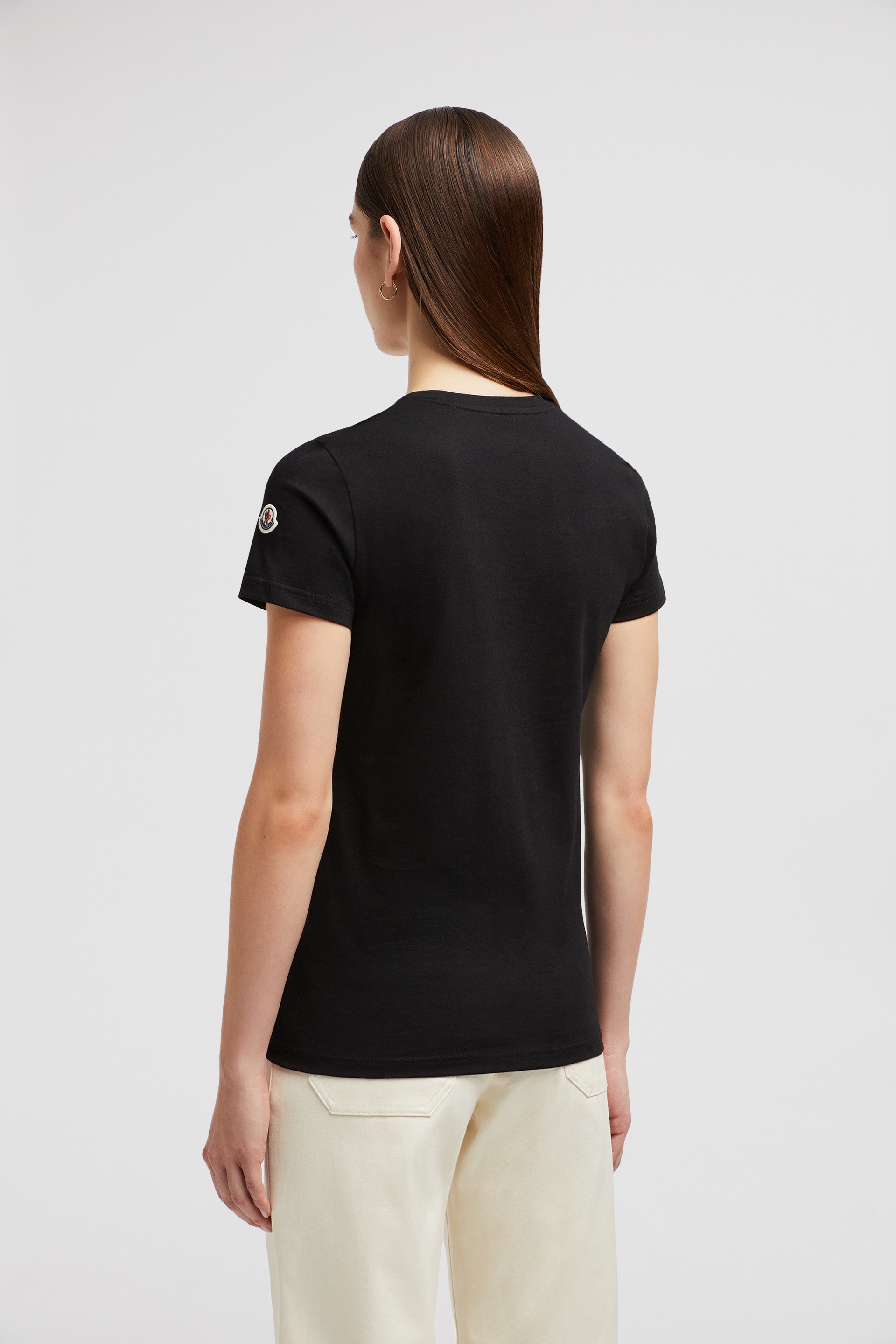 Logo Patch Cotton Jersey T-Shirt - 5