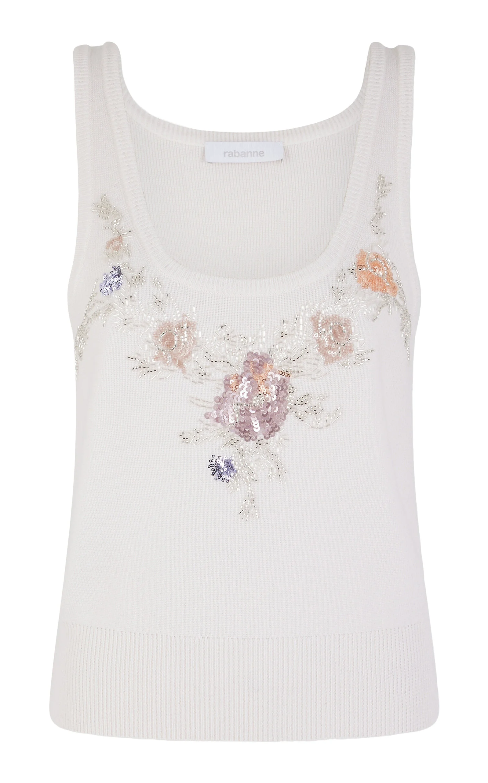 Wool-Cashmere Embroidered Tank Top multi - 1