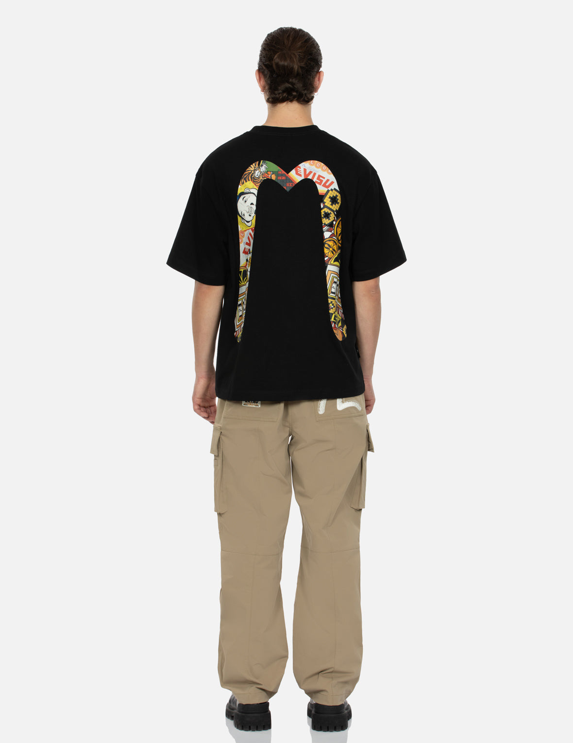 LUCKY SLOT MACHINE DAICOCK PRINT RELAX FIT T-SHIRT - 5