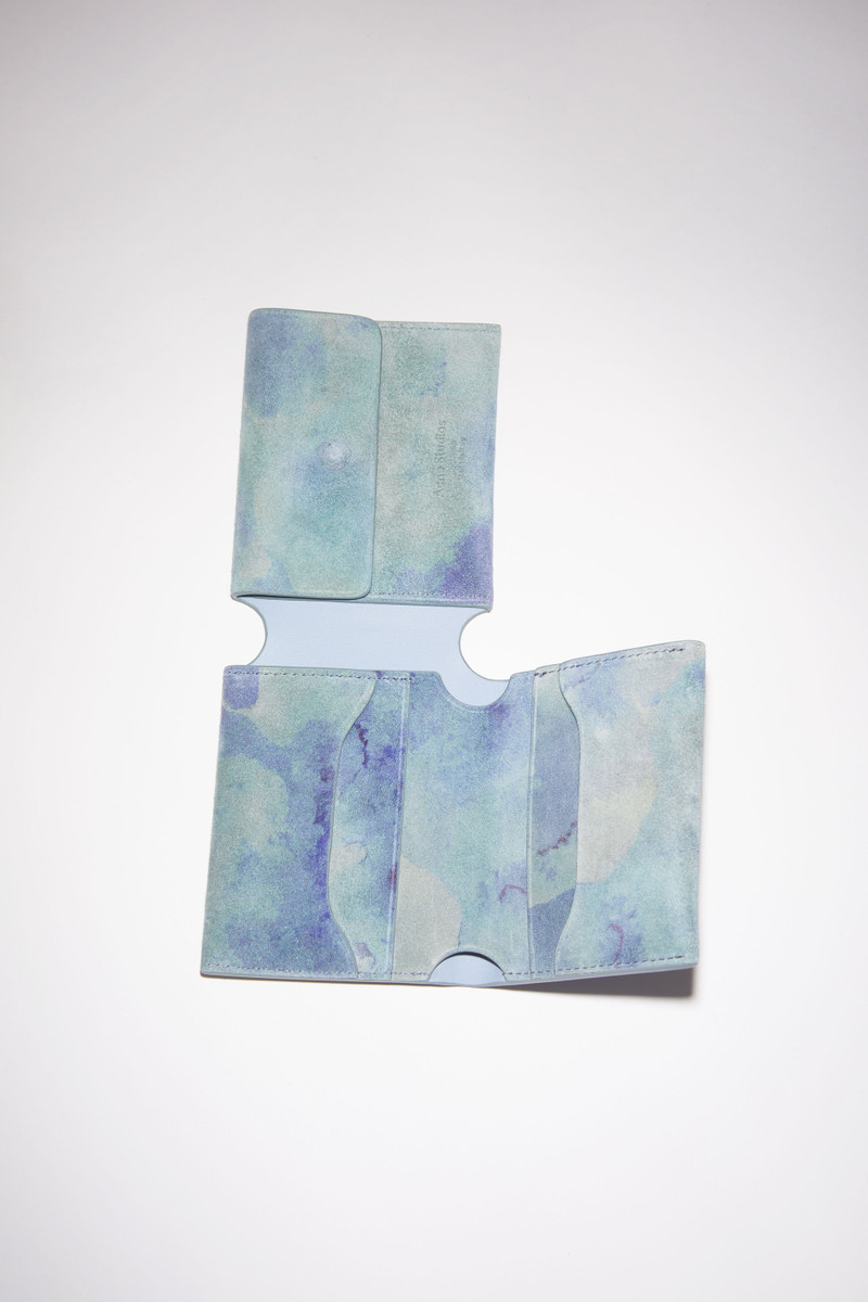 Folded card holder - Multi blue 3
