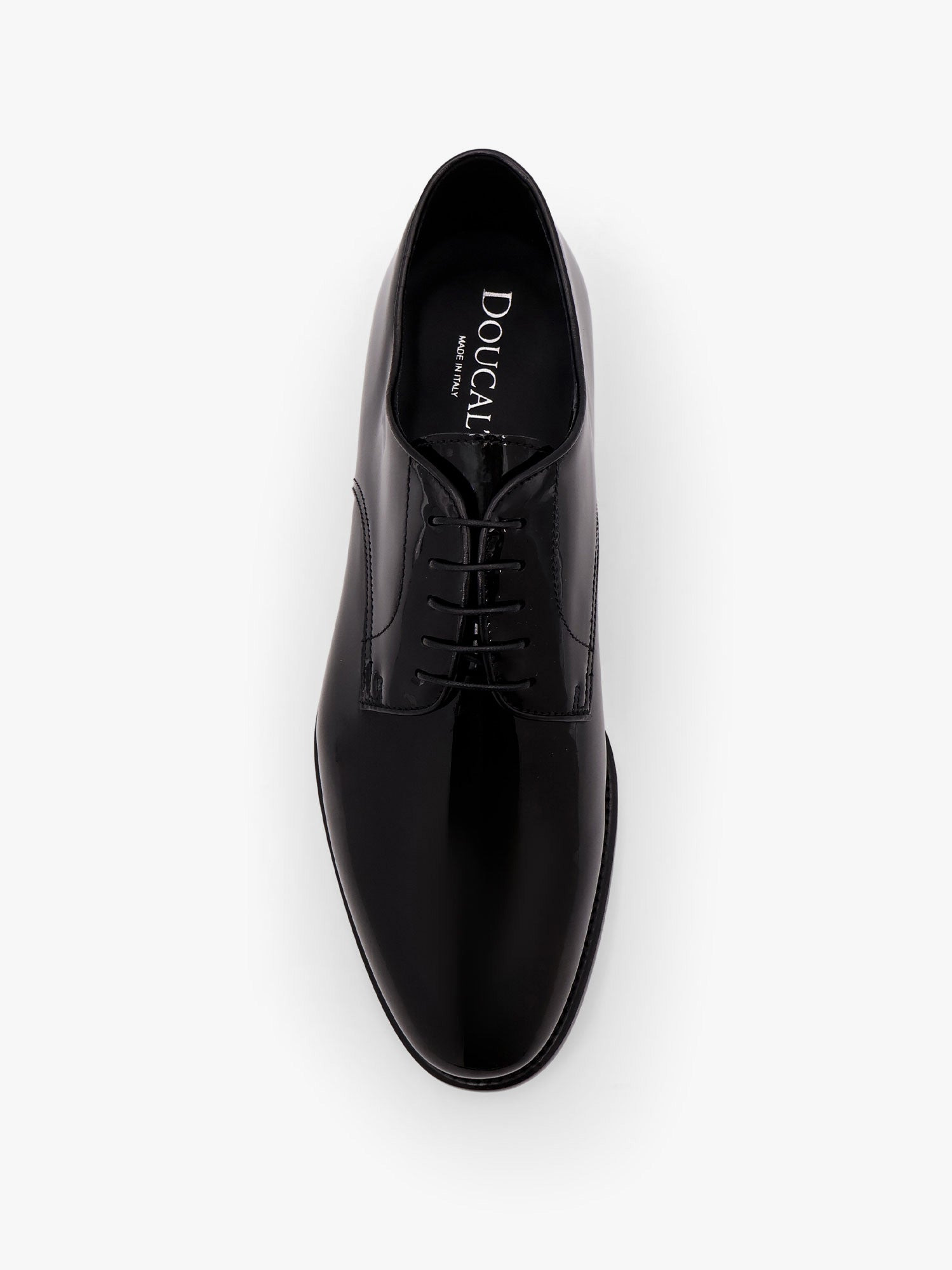 DOUCAL'S - Doucal'S Lace-Up Patent Leather Shoe - 4