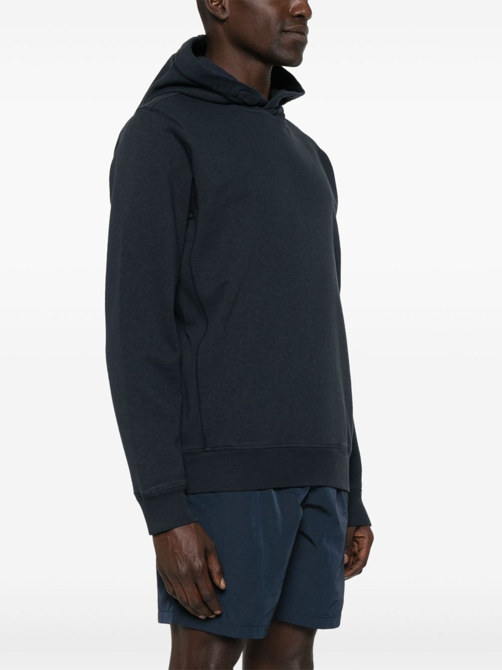 Stone Island Men Hooded Sweatshirt With Compass Appliqué - 5