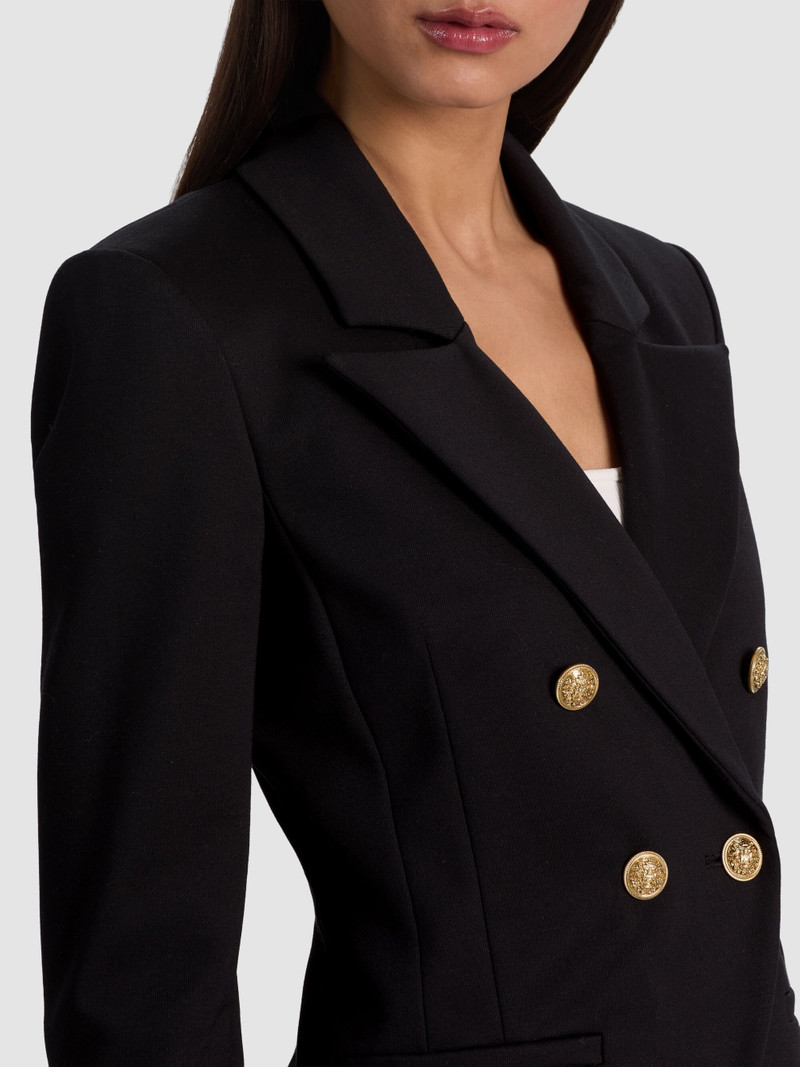 SABLE DOUBLE BREASTED CROPPED BLAZER 5