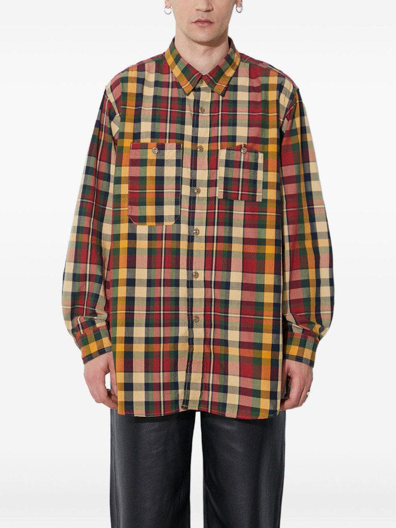 plaid-pattern shirt 1