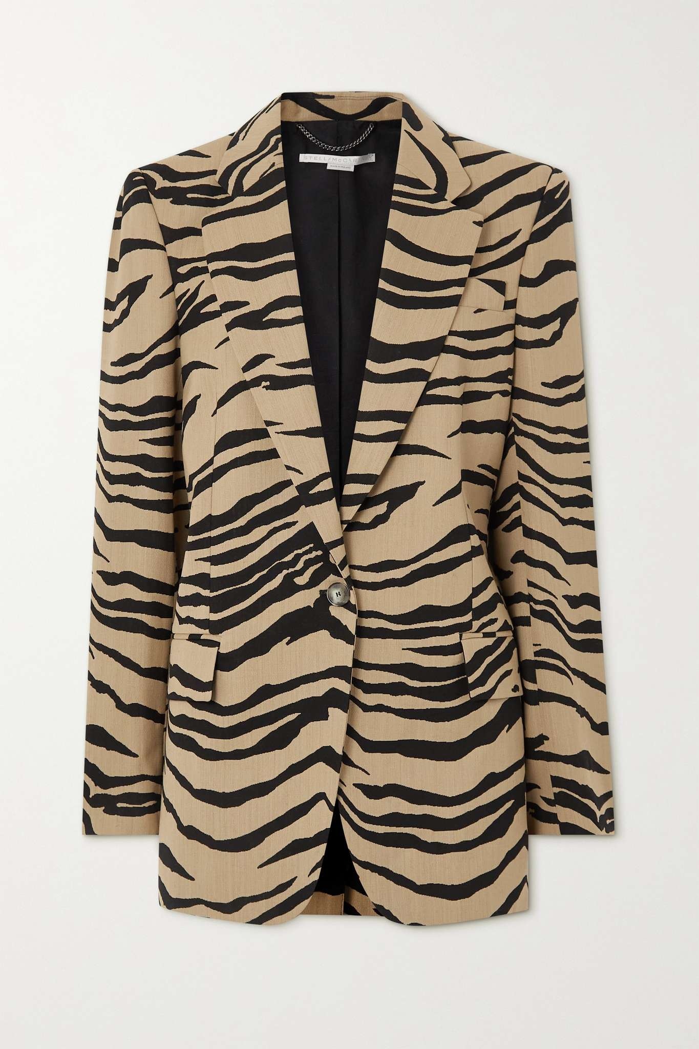 Stella McCartney Embroidered wool blend blazer