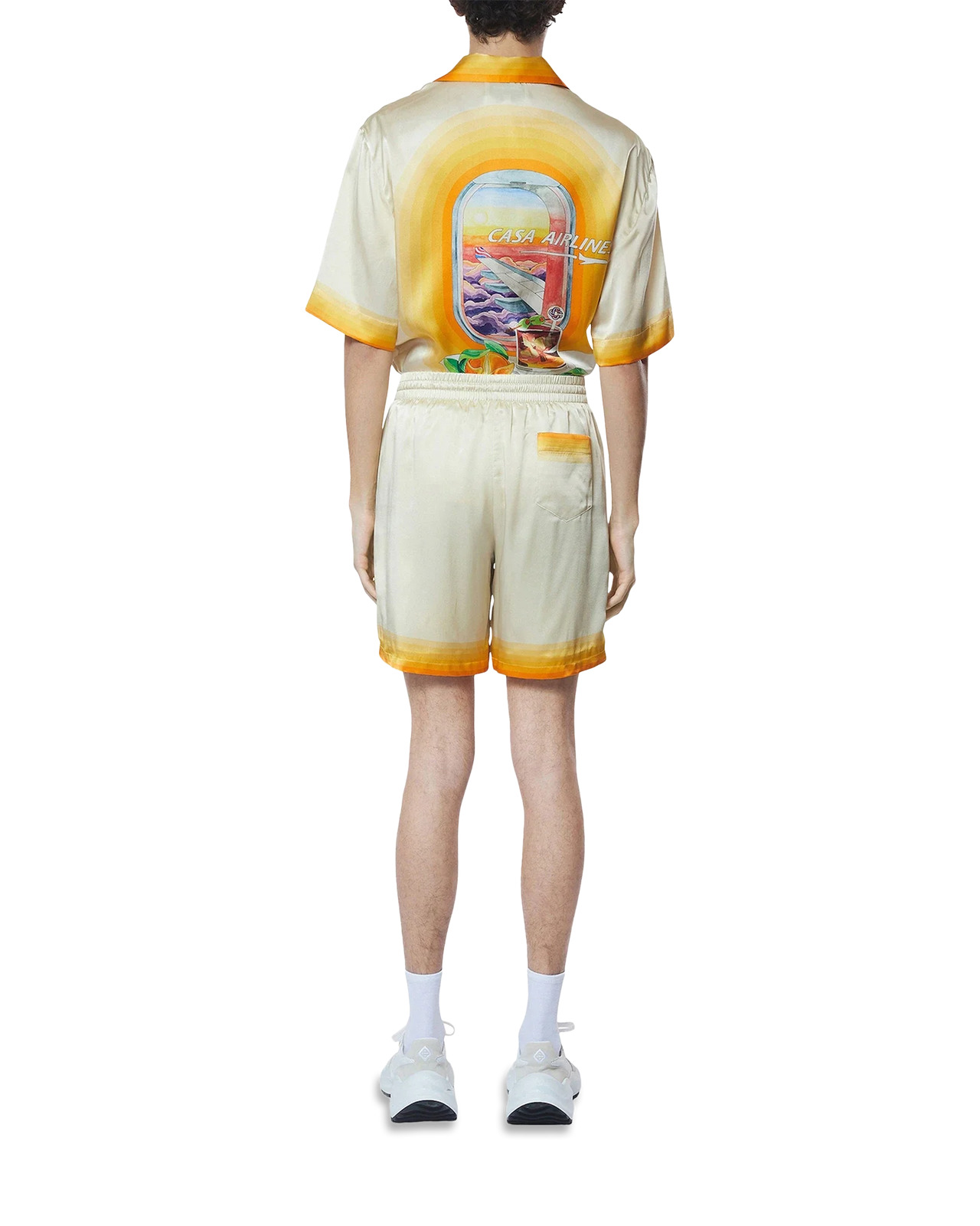 Panoramique Silk Satin Shorts - 3