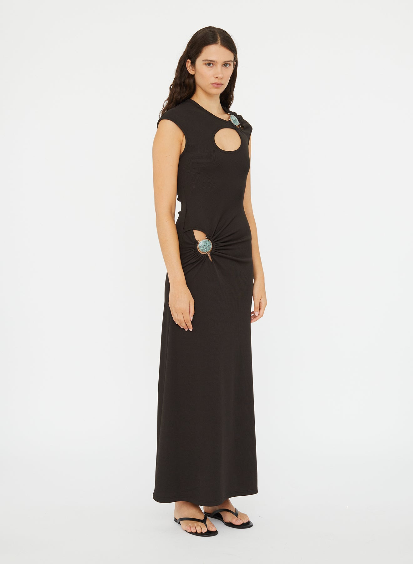 Mineral Stone Hollow Tee Dress - 2
