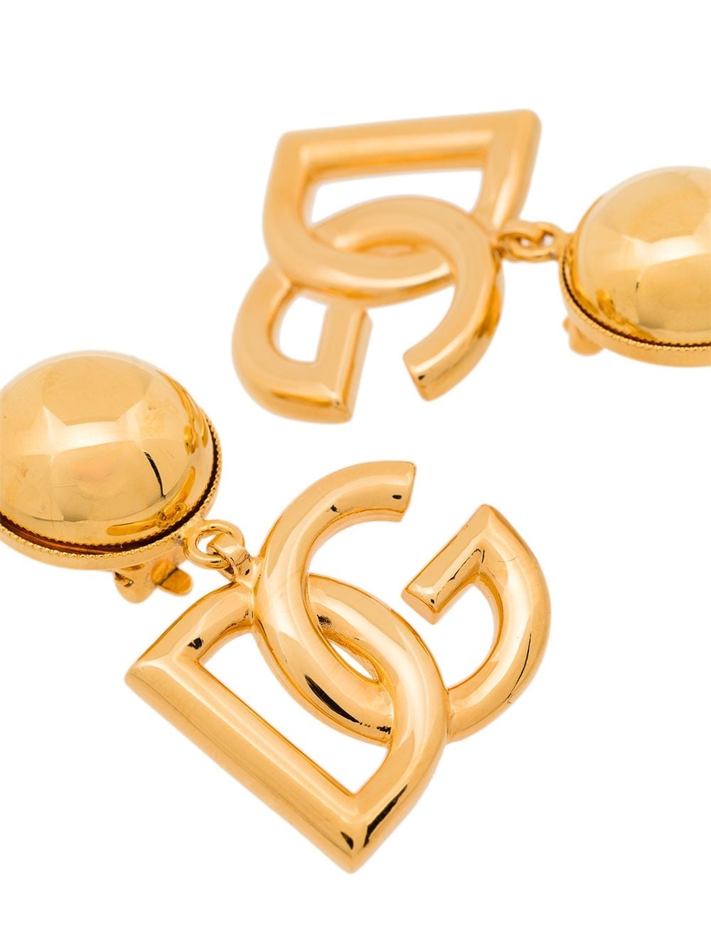 DG Logo clip-on earrings - 4