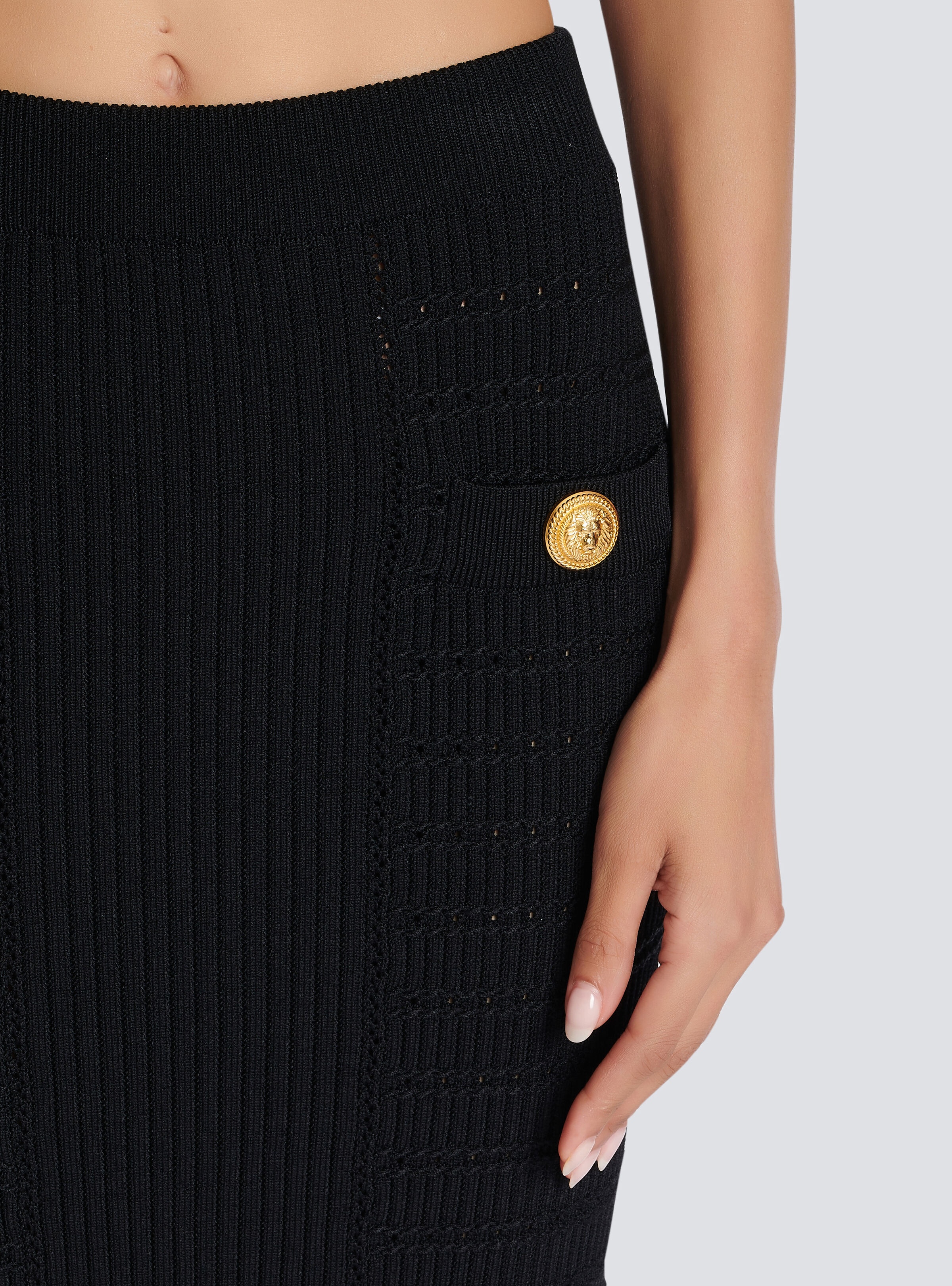 Midi knit skirt - 7