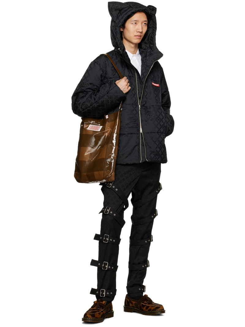 CHARLES JEFFREY LOVERBOY Black Kitty Puffer Jacket outlook