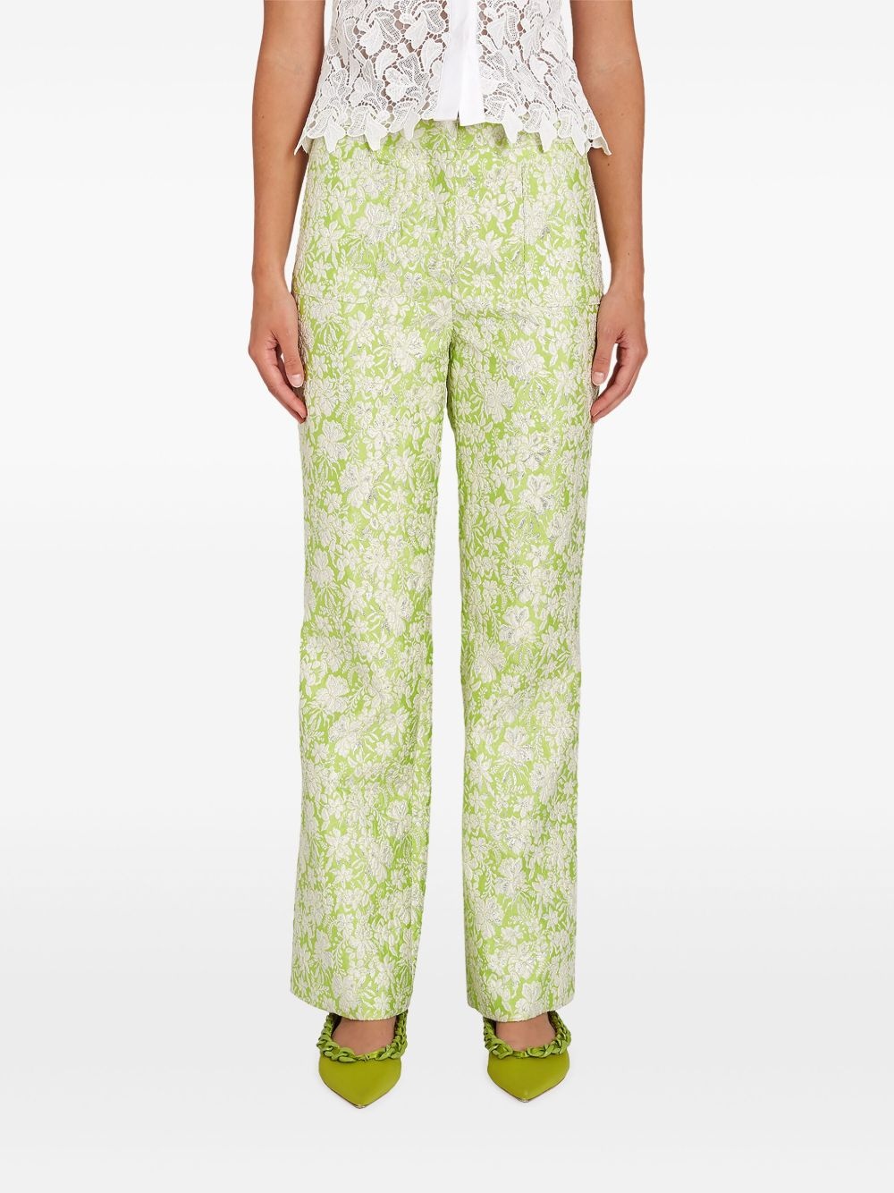 Tender Spring Cloque trousers - 5