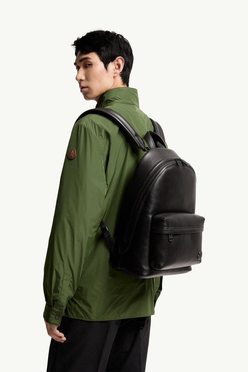 Moncler Carlo Leather Backpack outlook
