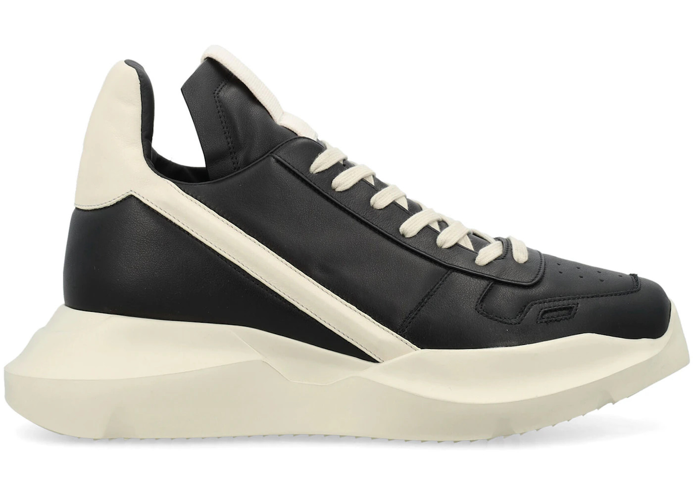 Rick Owens Hollywood Geth Runner Black Milk - 1