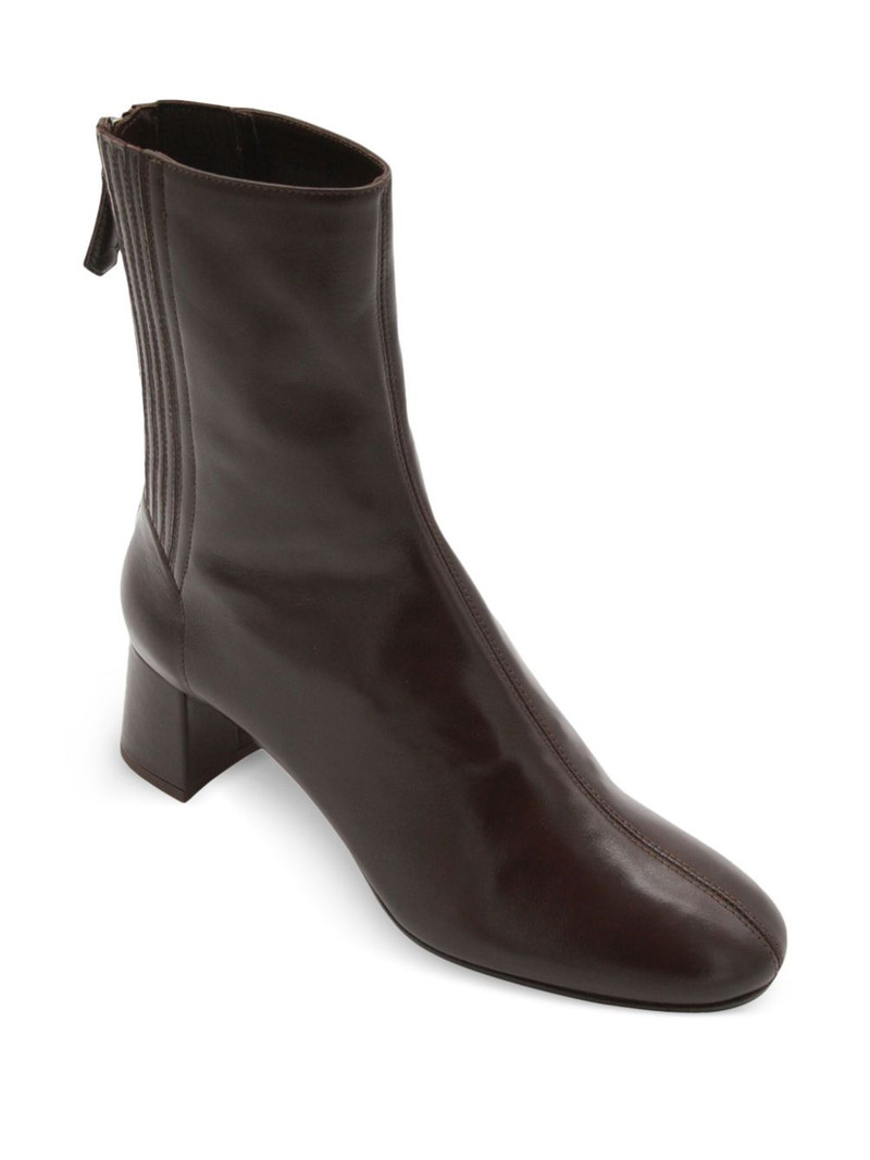 AQUAZZURA leather block-heel boots outlook