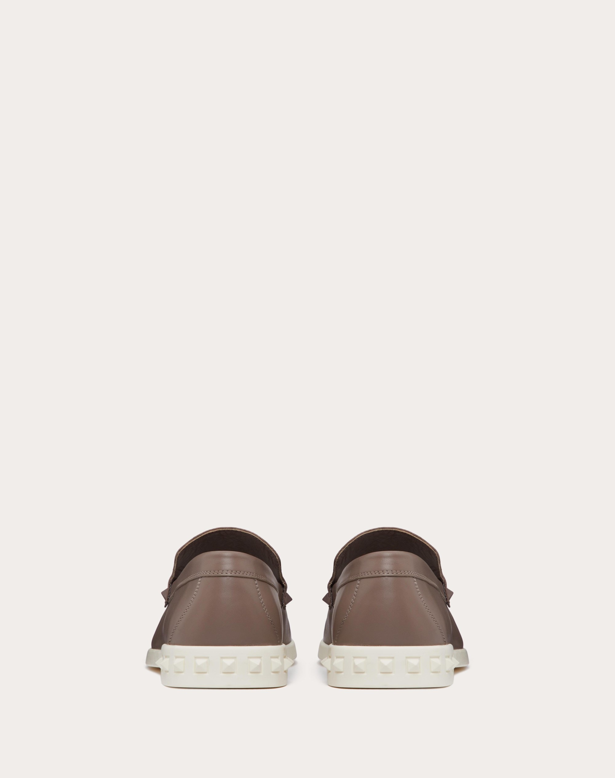 LEISURE FLOWS SLIP-ON IN CALFSKIN AND TOILE ICONOGRAPHE TECHNICAL FABRIC - 3