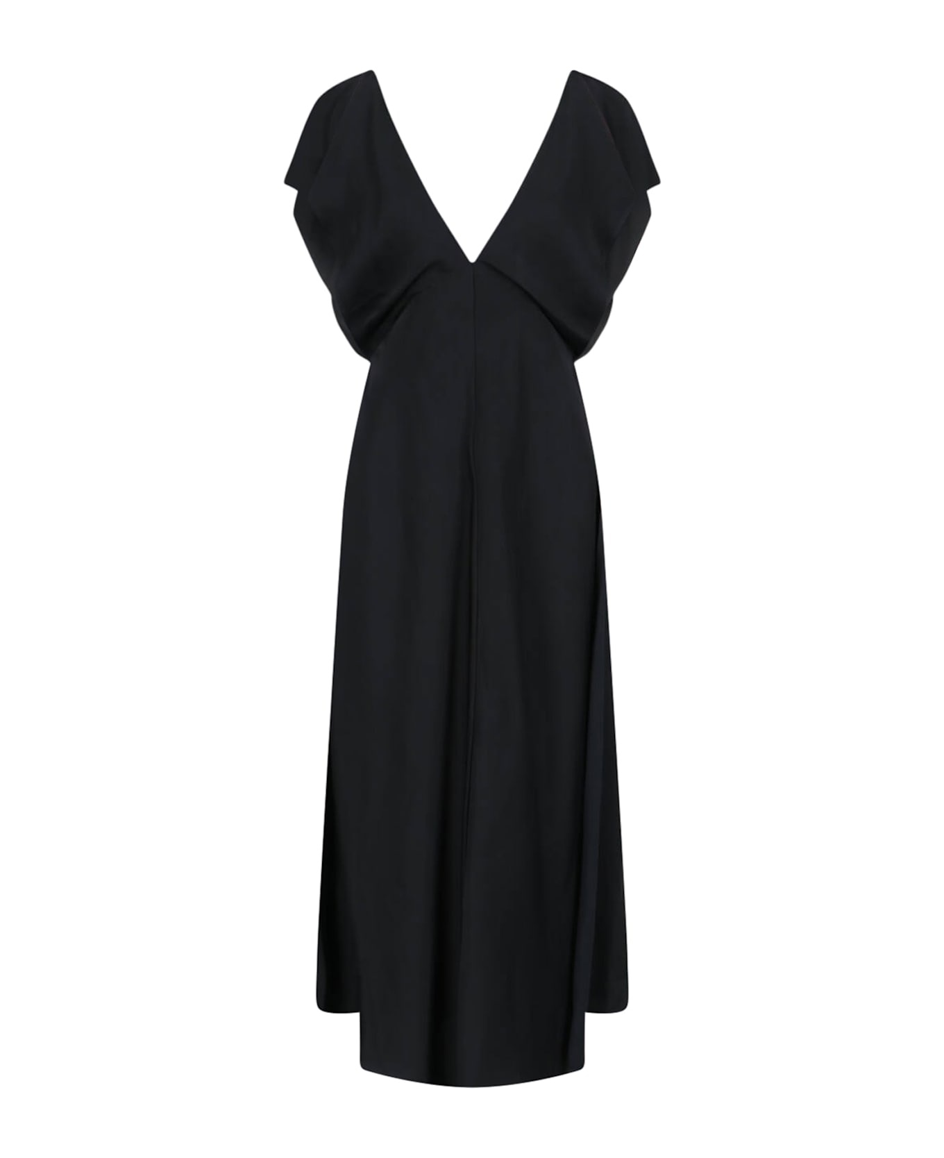 V-neck Maxi Dress - 1