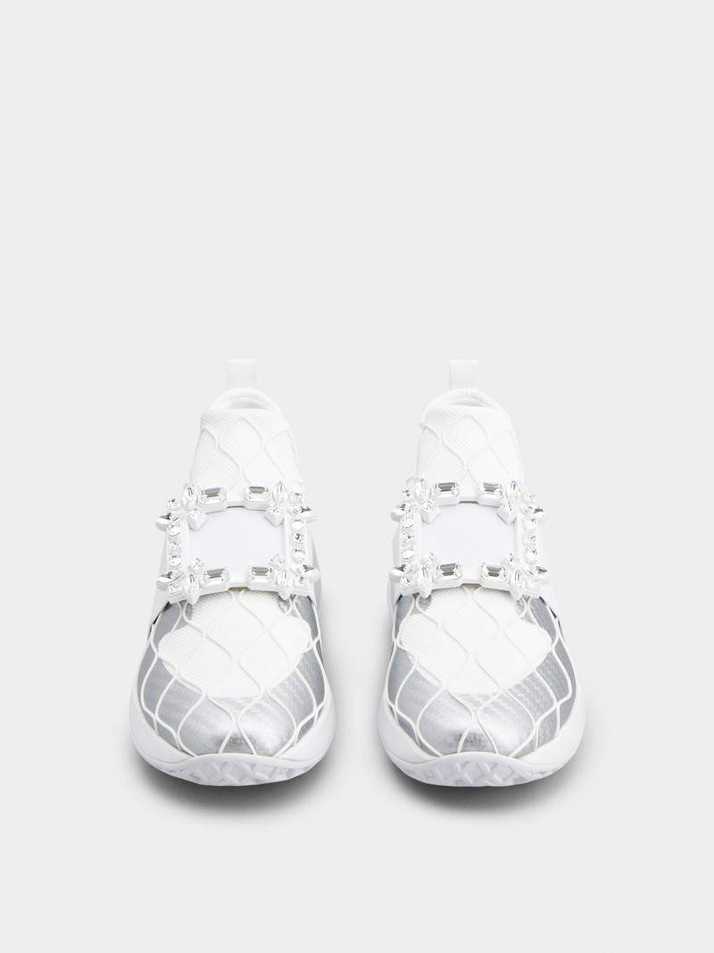 Viv' Run Technical Strass Buckle Sneakers in Technical Fabric 7