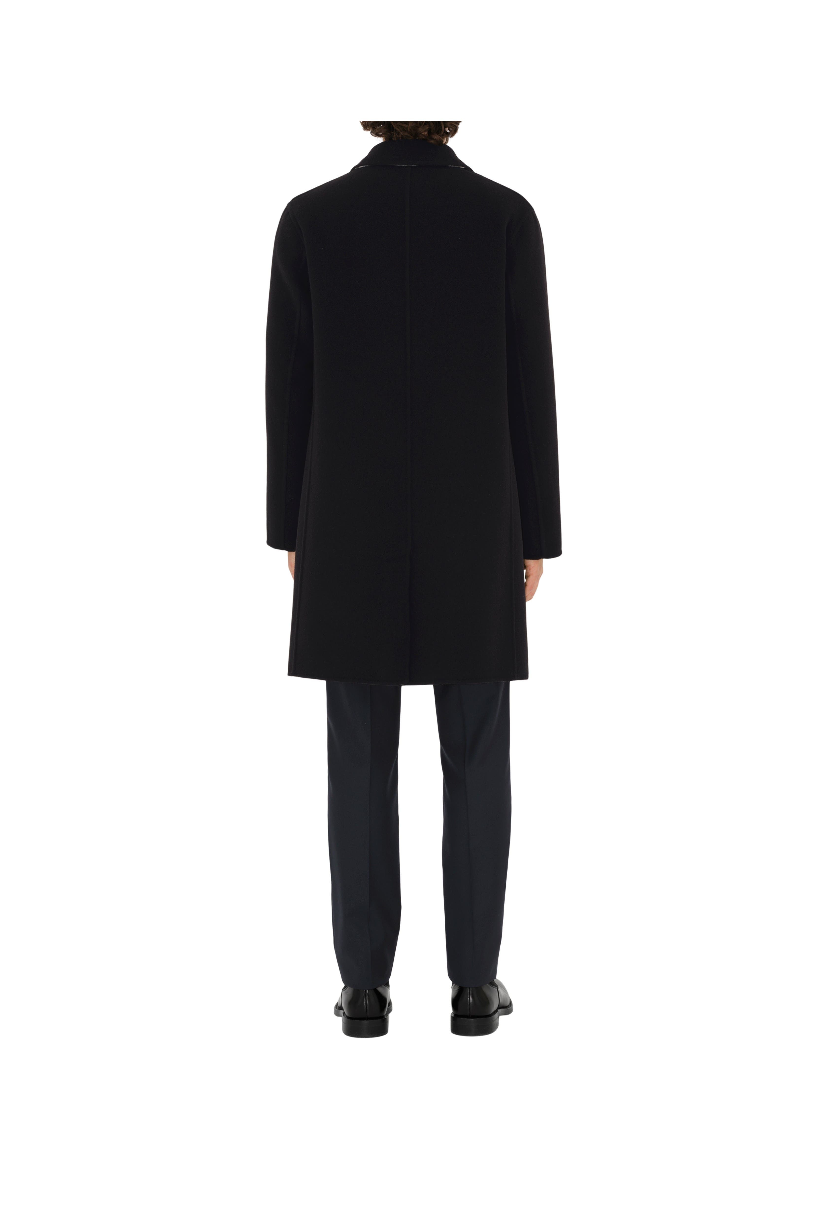 burberry Mid-length Wool Car Coat in Black/snug at Nordstrom - 4