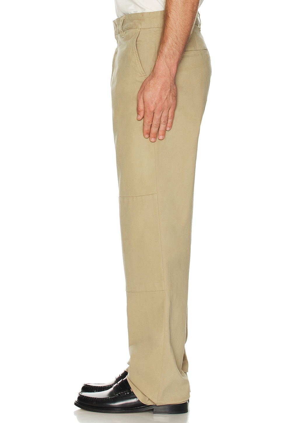 Peached Cotton Henry Pant - 4