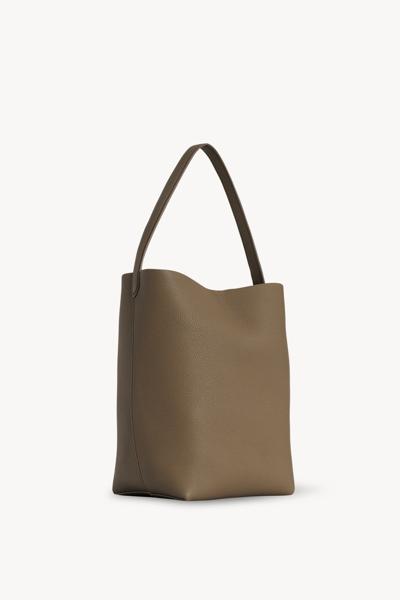 The Row Medium N/S Park Tote Bag in Leather outlook