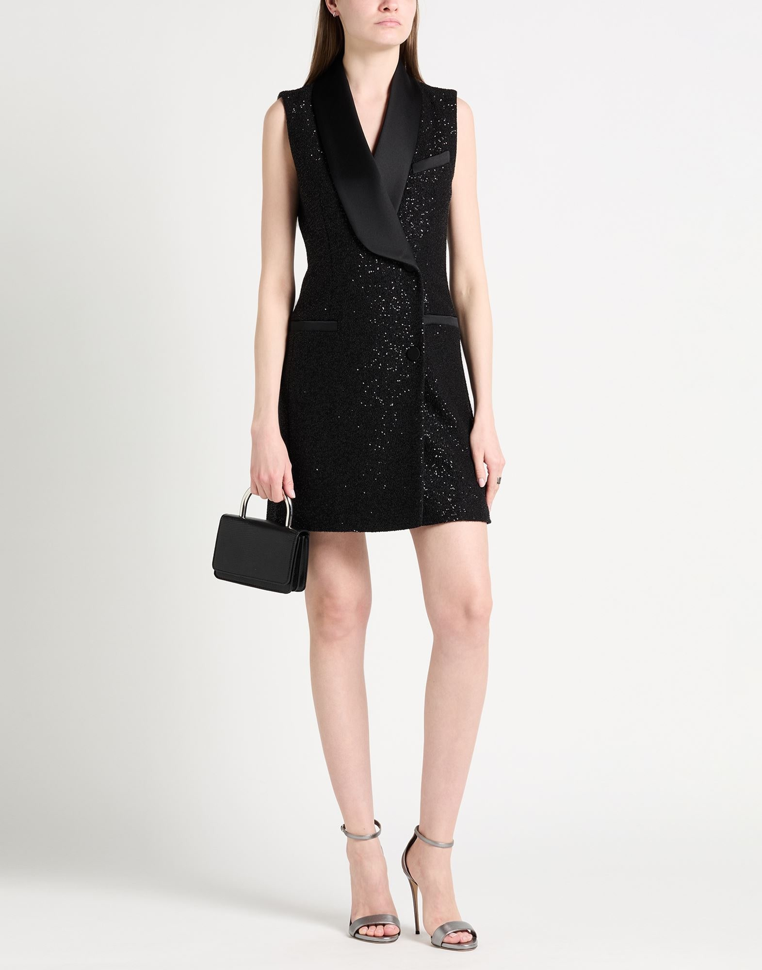 Black Women's Blazer Dress - 3