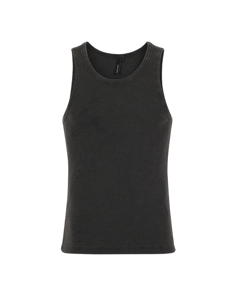 entire studios ARCHIVE RIB TANK WASHED BLACK outlook
