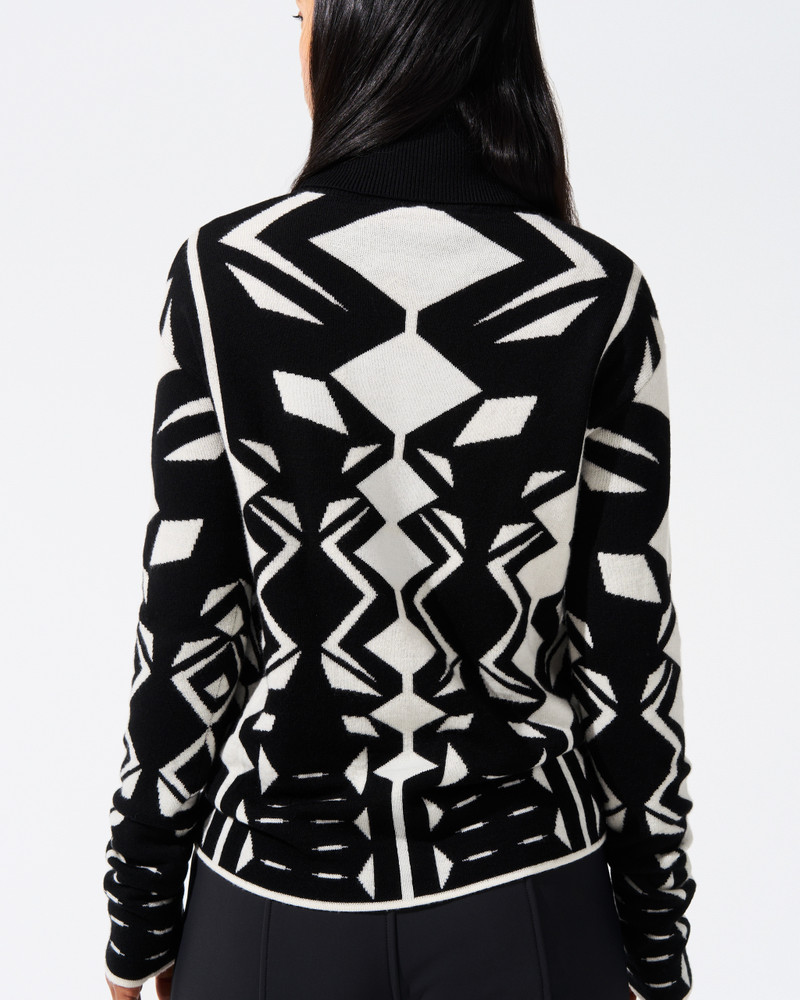 Geo Merino Wool Turtleneck 4