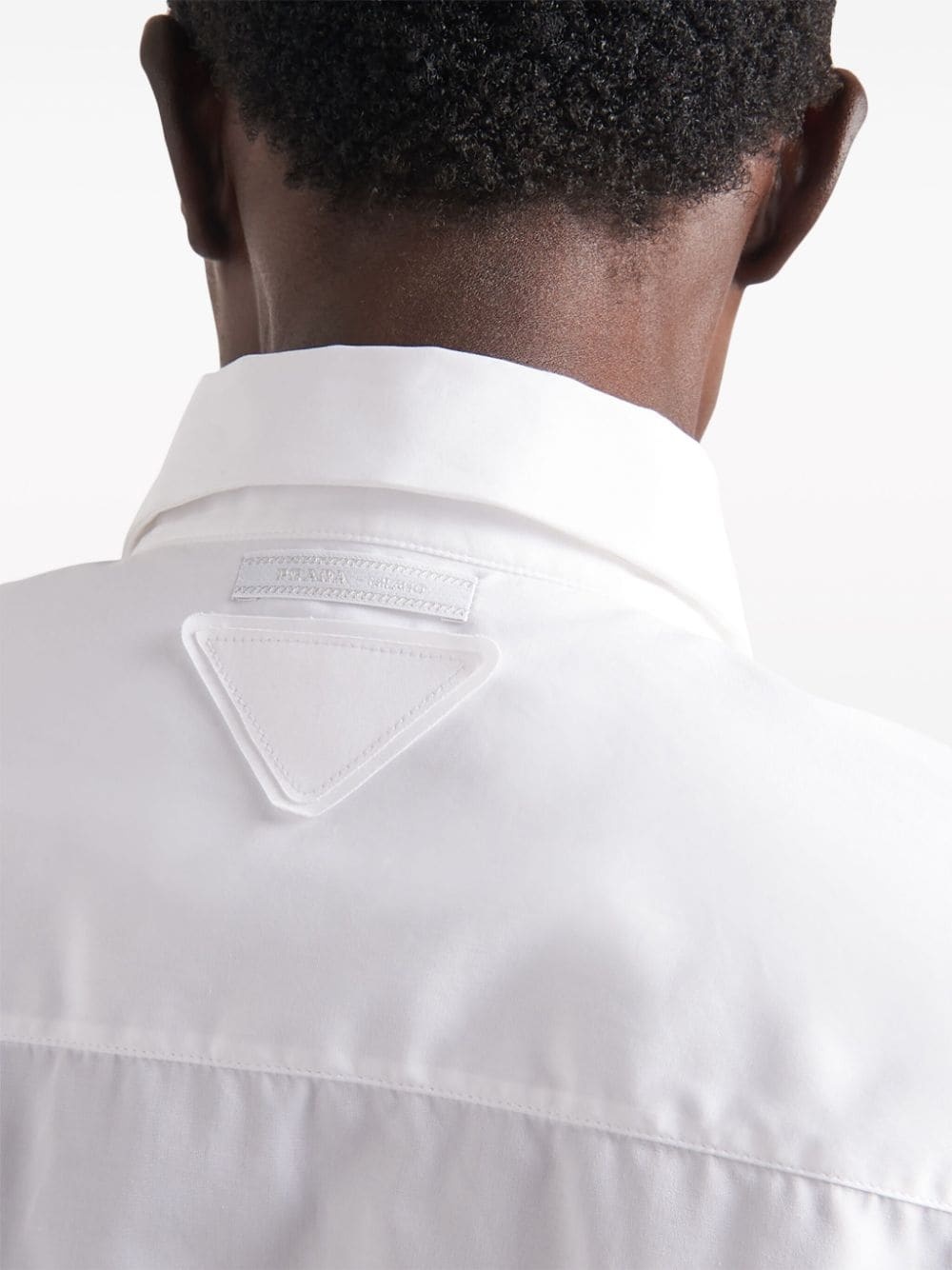 floral-appliquÃ© poplin shirt - 6