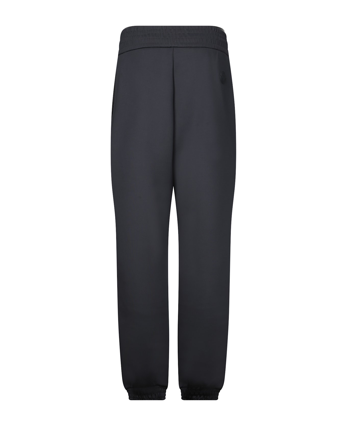 Black Stretch Polyester Joggers - 2