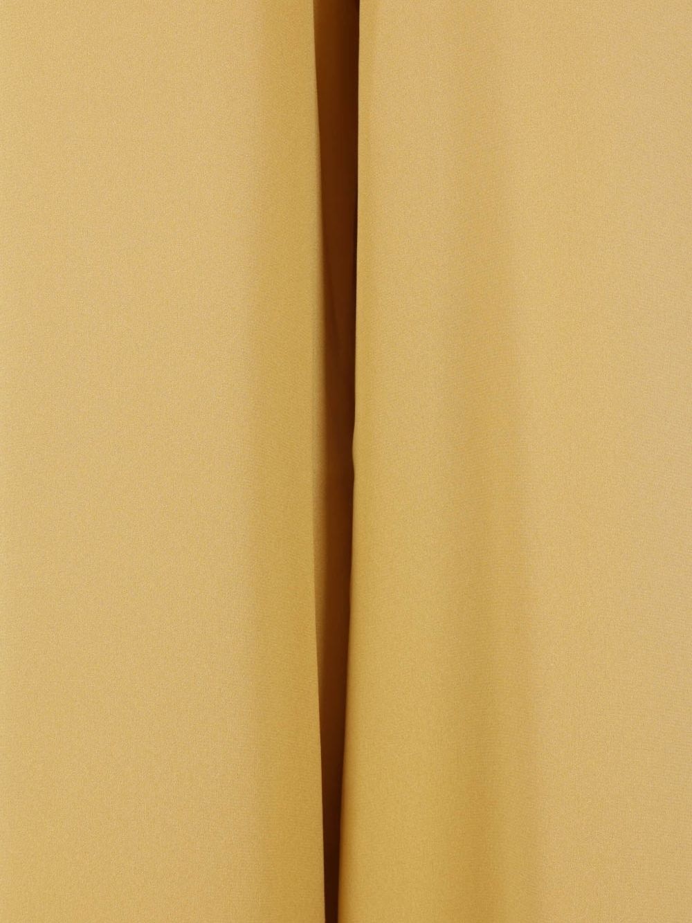 wide-leg silk trousers - 5