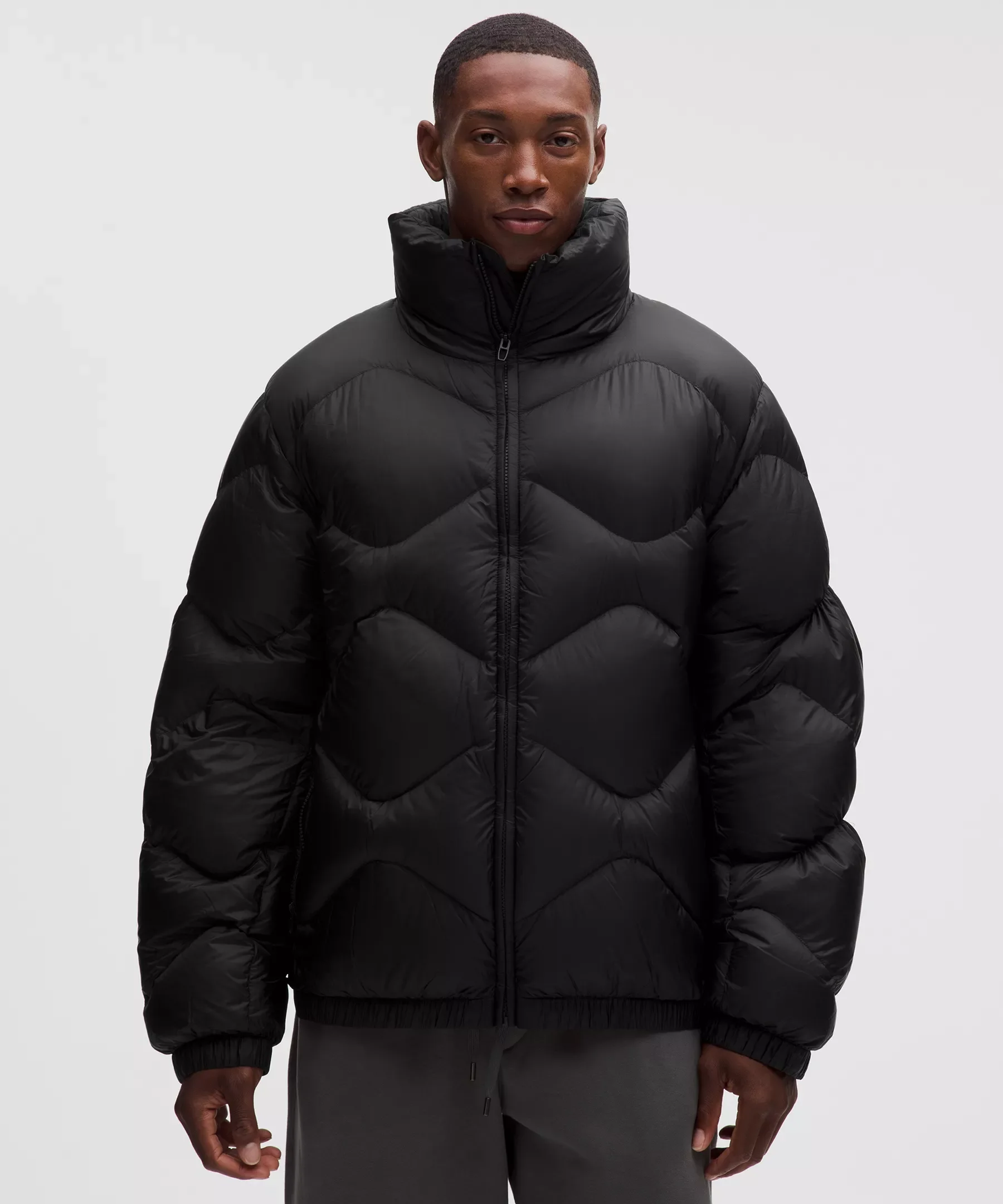 Men's Featherweight Stand-Neck Quilted Puffer - 1
