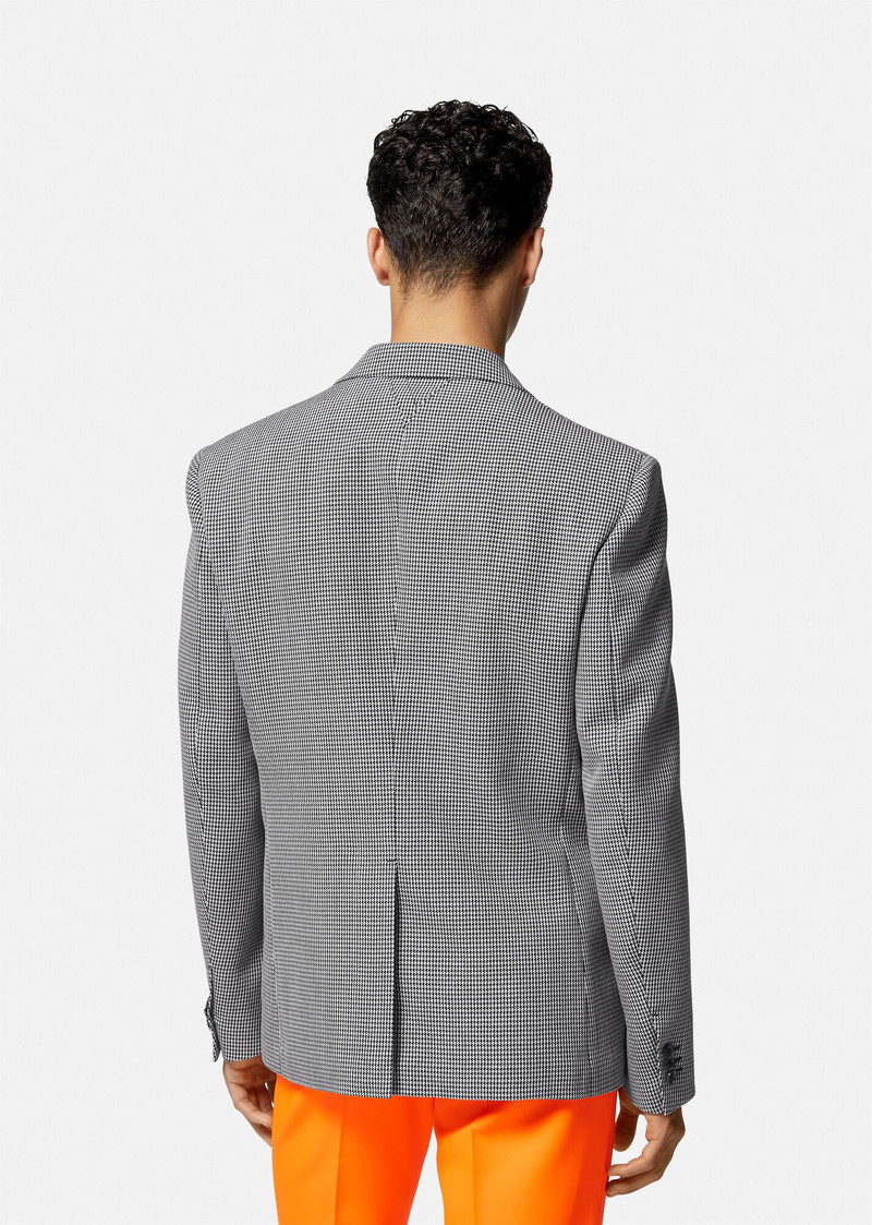 Varsity Logo Houndstooth Blazer 3