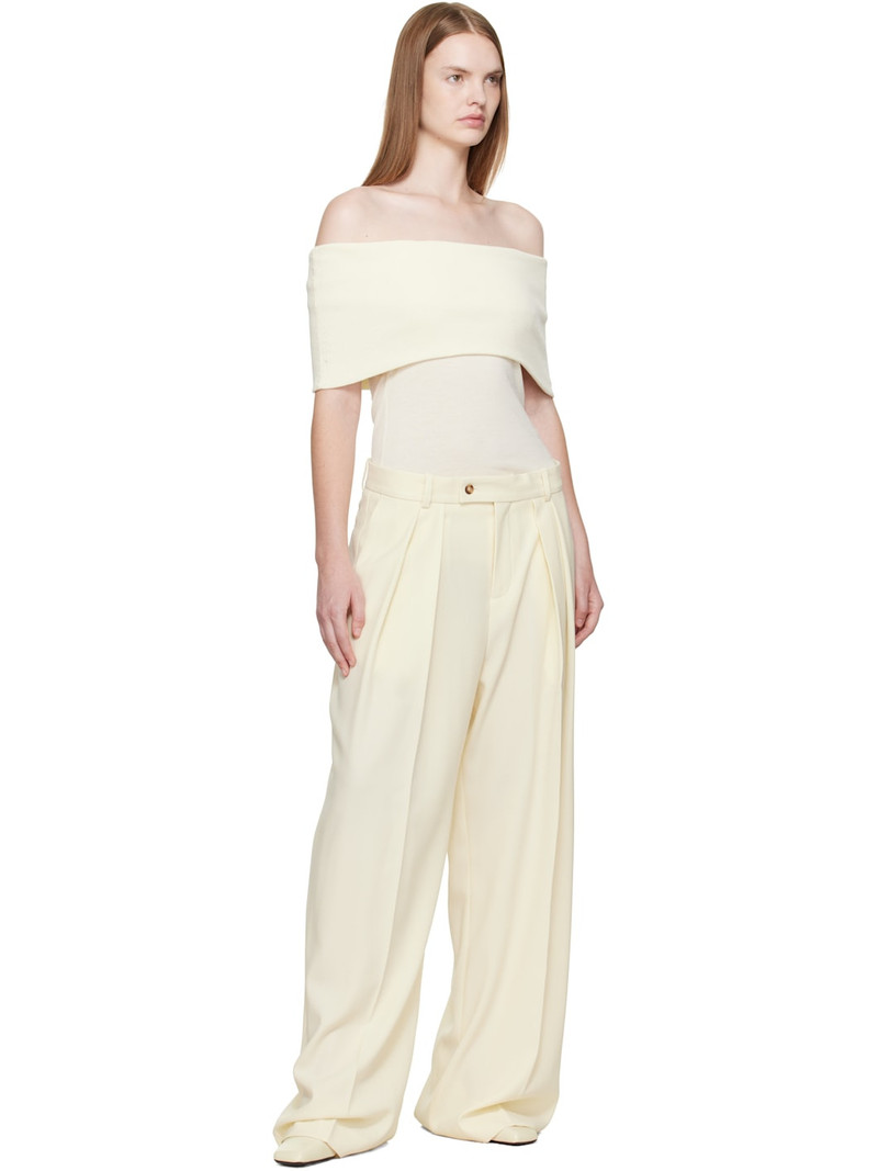 LA COLLECTION Off-White Ira Trousers outlook