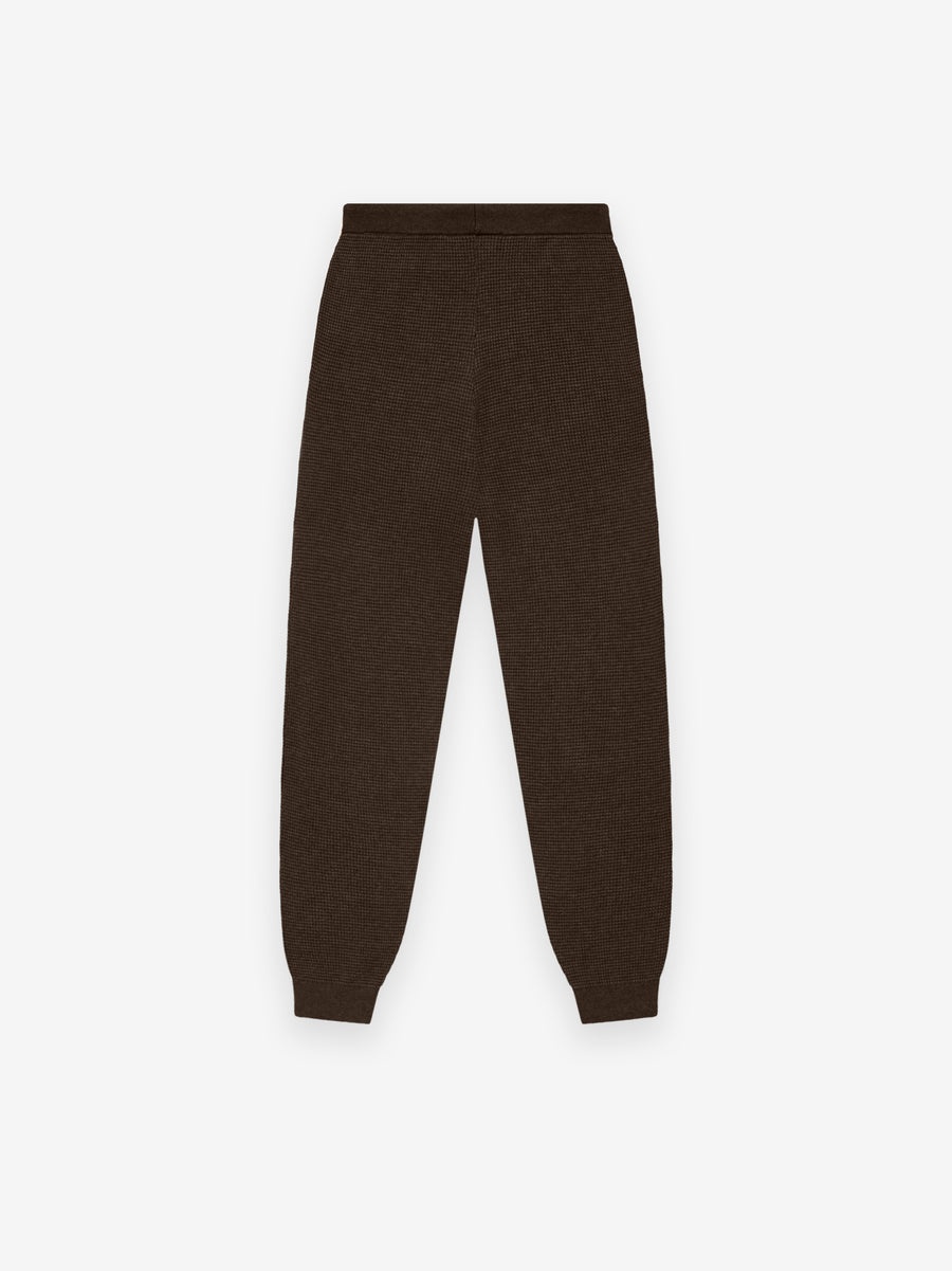 Women's Waffle Fitted Sweatpant - 2