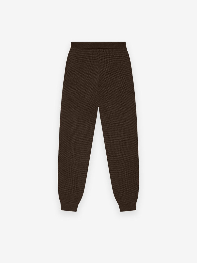 ESSENTIALS Women's Waffle Fitted Sweatpant outlook