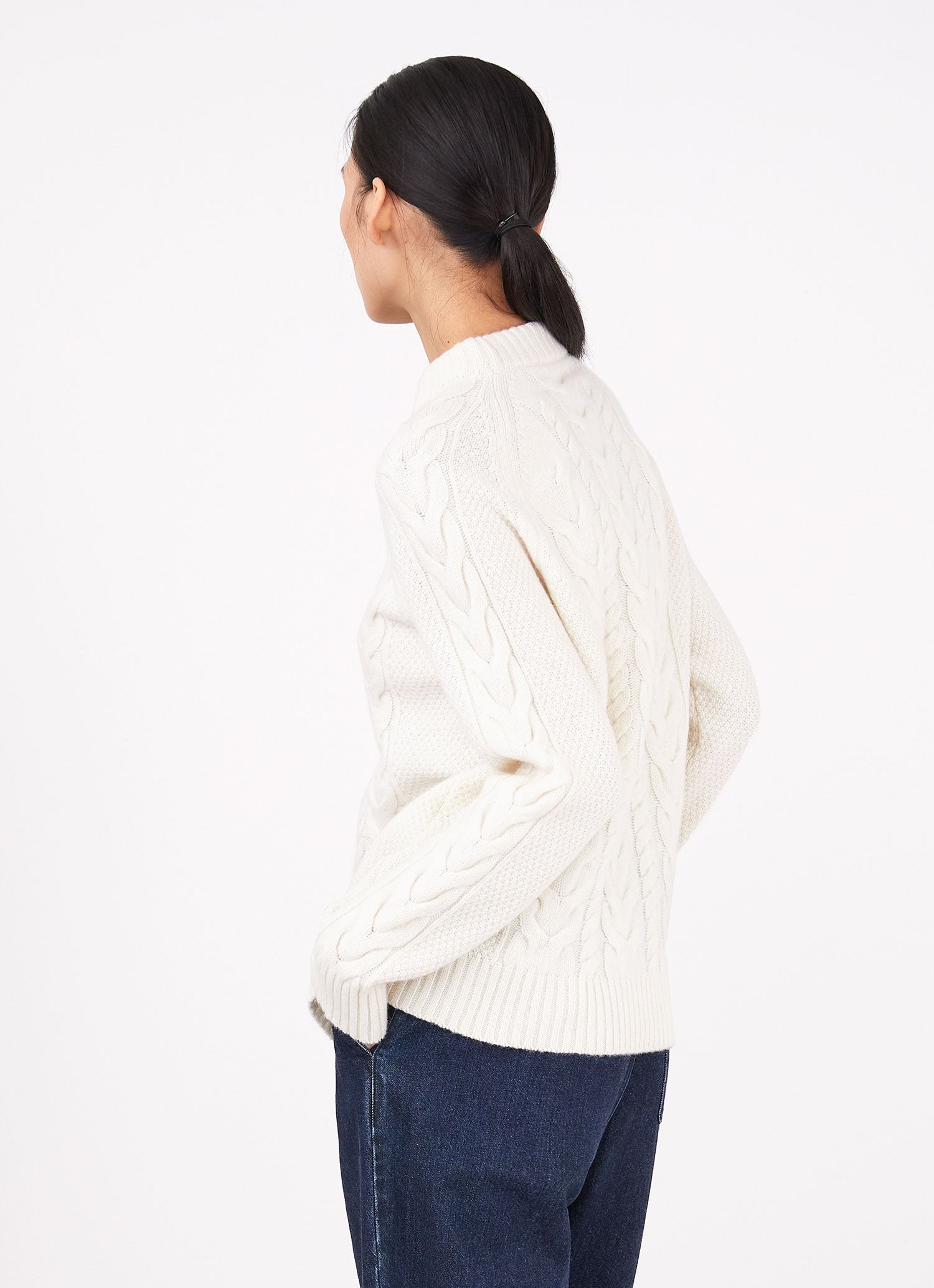 Cable Crew Neck Jumper - 4