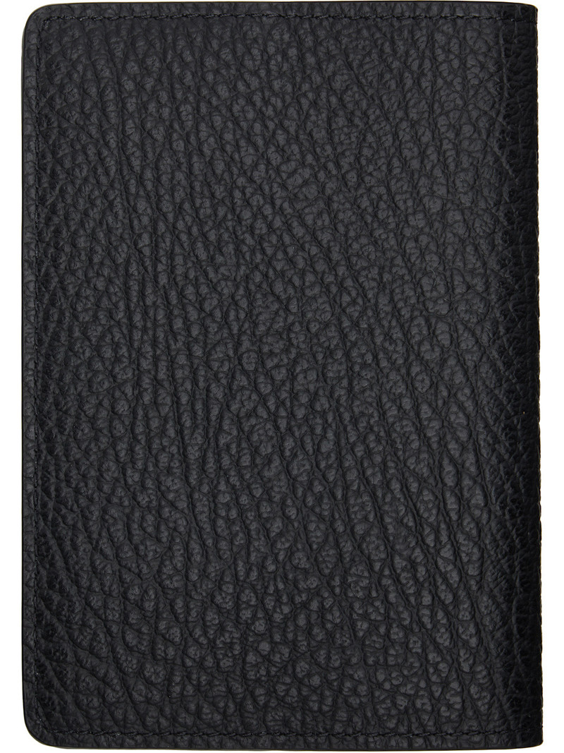 Maison Margiela Black Four Stitches Passport Holder outlook