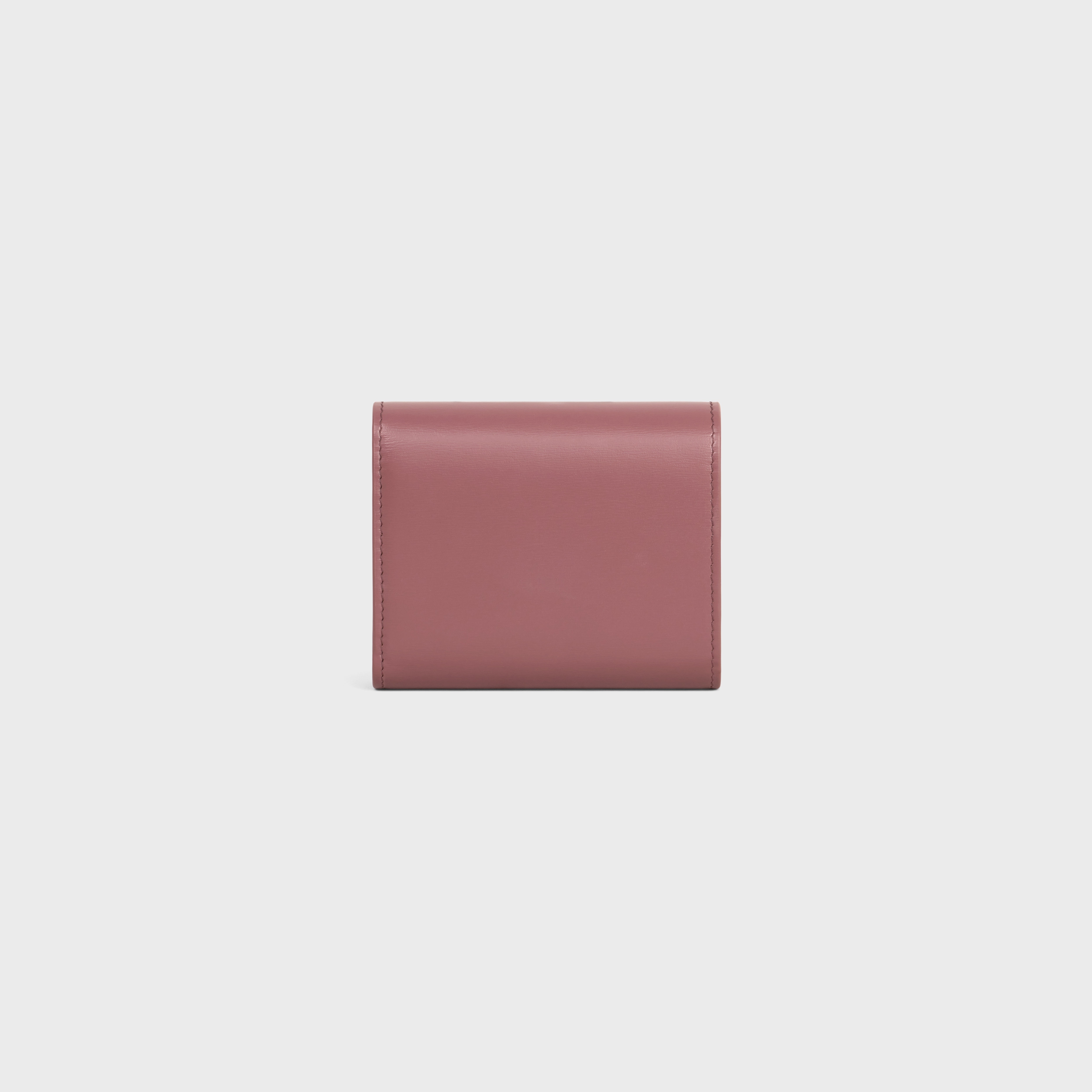 Small Flap Wallet TRIOMPHE in Shiny calfskin - 3