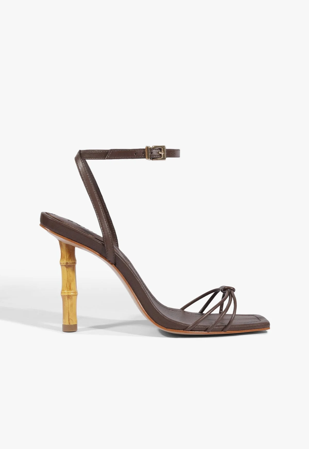 Haven Bamboo Leather Stiletto Sandal - 1