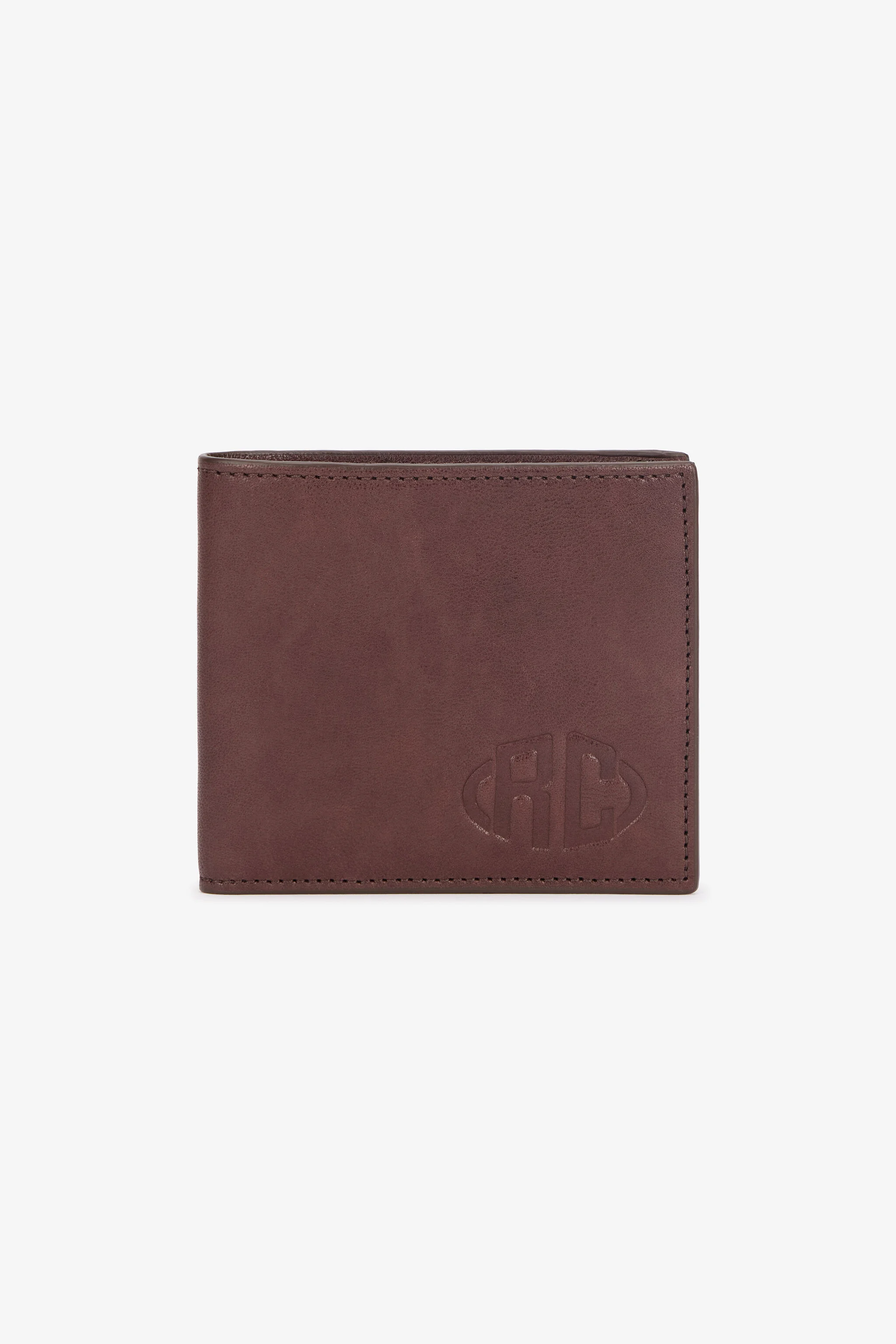 Square Bi-Fold Wallet With RC Monogram - 1