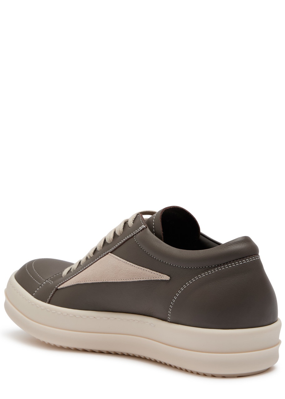 Rick Owens Panelled Leather Sneakers - 2