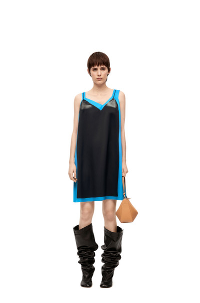 Loewe Strappy dress in technical satin outlook