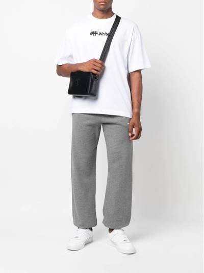 Off-White Wave Diag-stripe cotton track pants outlook