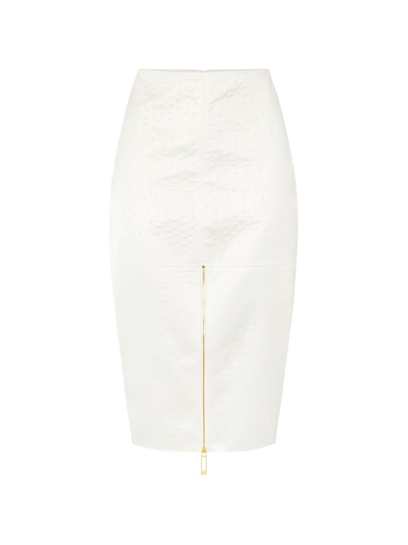 high-waist zip midi skirt 1