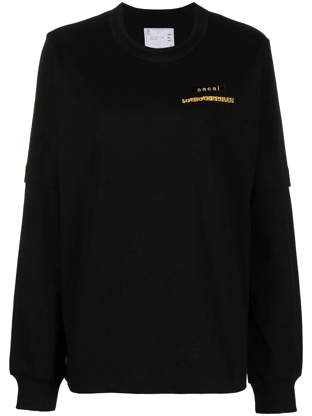 long-sleeve logo T-shirt - 1