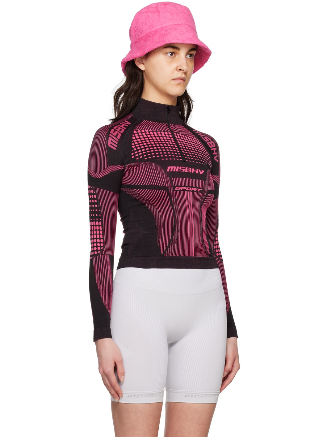 Black & Pink Europa Top - 2