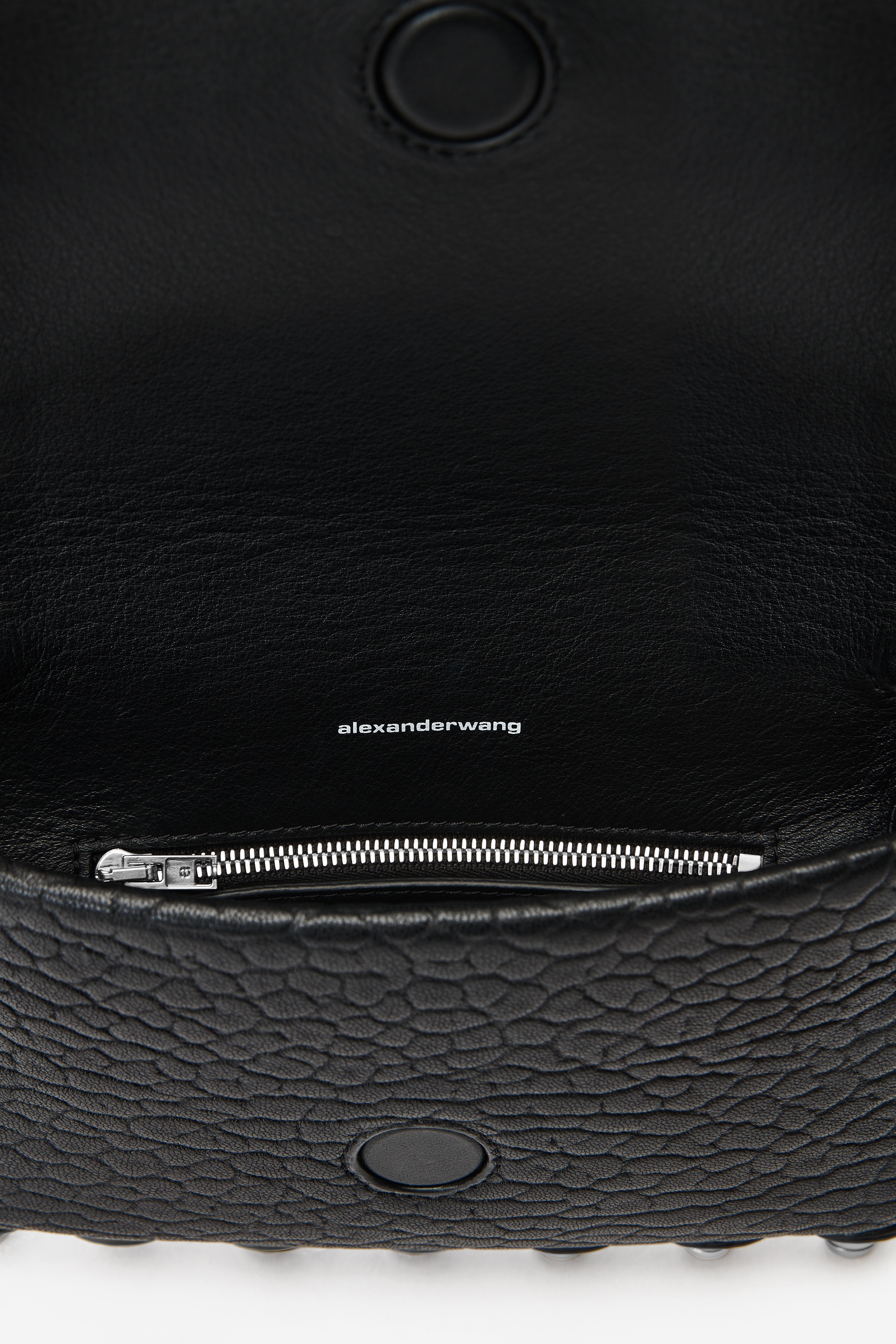 Roz Wallet in Leather with Crossbody Strap - 3