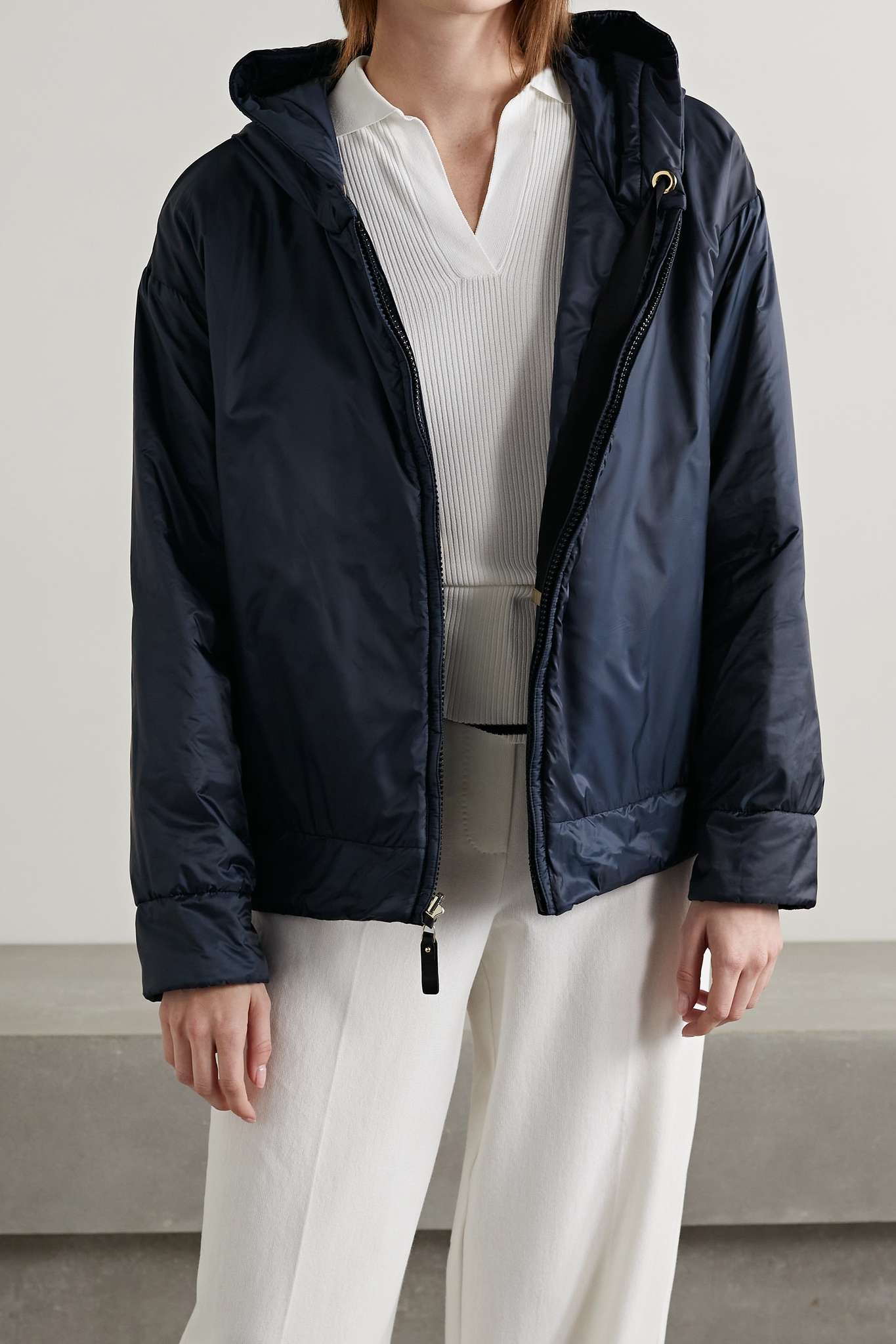 Hooded reversible shell jacket - 6