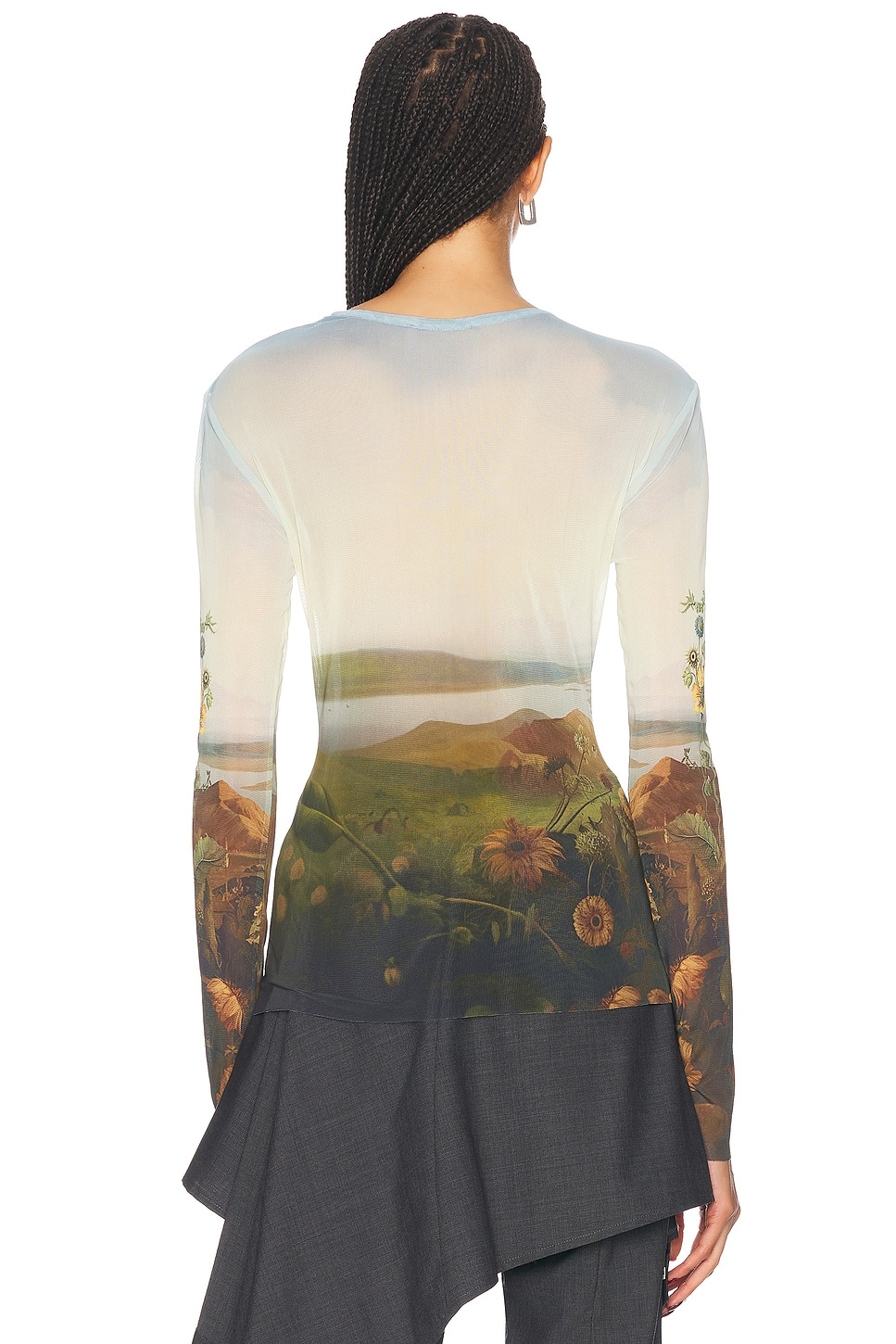 Printed Mesh Top - 4
